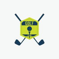 Golf-Logo-Vektor-Design-Illustration vektor