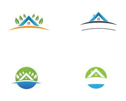 gröna husets logotypvektorer vektor