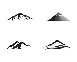 Mountain Vector logo och symbol