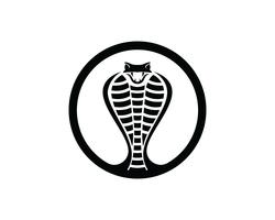 Viper Snake logo designelement. fara orm ikon. viper symbol vektor