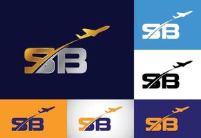 första bokstaven sb logotyp design vektor. grafisk alfabetsymbol för företagets företagsidentitet vektor