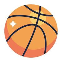 Basketball-Ikone im isometrischen Stil vektor