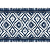 marinblå indigoblå diamant på vit bakgrund. geometriskt etniskt orientaliskt mönster traditionell design för, matta, tapeter, kläder, omslag, batik, tyg, vektorillustrationbroderistil vektor