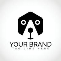 hund logotyp vektor illustration, hund ikon vektor, kreativ hund logotyp