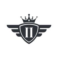 bokstaven m kunglig sport seger emblem logotyp design inspiration vektor