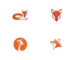 Fox Logo Vektor Vorlage Illustrator