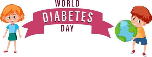 World Diabetes Day affischdesign vektor