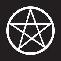 Pentagramm Symbol Symbol Zeichen vektor