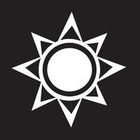 Sun Icon Symbol Zeichen vektor