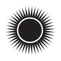 Sun Icon Symbol Zeichen vektor