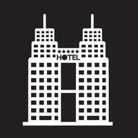 Hotel Icon symbol tecken vektor