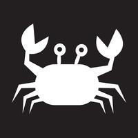 krabba ikon symbol tecken vektor
