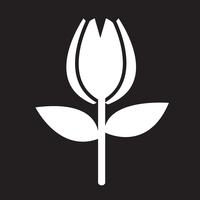 Blomma ikon symbol tecken vektor
