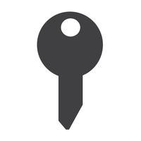 nyckel ikon symbol tecken vektor