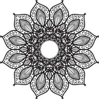 Mandala-Blume im Ethno-Stil vektor