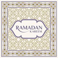 postflödesinnehåll ramadan kareem. kvadratiskt innehåll tal. illustrationer, ramar, moskéer, ornament. vektor