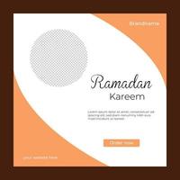 ramadan creative sale und superangebot social media post vektor