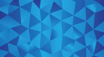 blå abstrakt geometrisk skrynklig triangulär låg poly stil bakgrund vektor