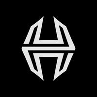 abstrakt h symbol vektor