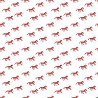 abstrakt mönster med röd häst gjord av band. vektor