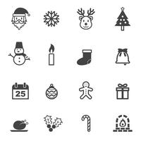 Weihnachts-Icons Symbol vektor