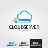 Minimale Cloud-Logo-Vorlage vektor