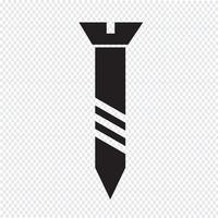 skruv ikon symbol Illustration vektor