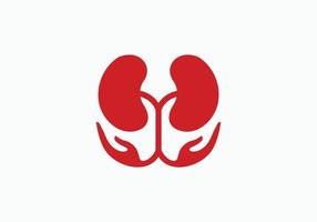 Pflege der Nierensymbole. kreatives Design aus dem Design von Gesundheitssymbolen. vektor