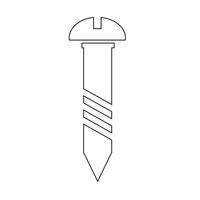 Schraubensymbol Symbol Illustration vektor