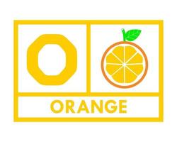 orangefarbene Design-Logo-Vorlagenillustration vektor