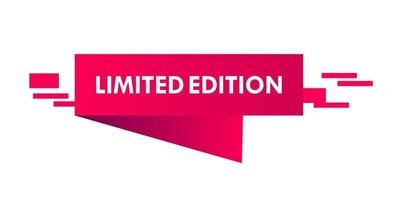 Limited Edition 12 Label für Werbeartikel vektor