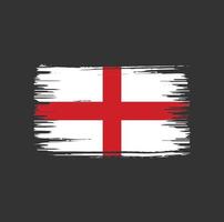 England-Flagge-Pinsel-Design. Nationalflagge vektor