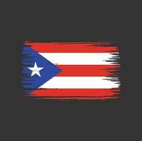 puerto rico flagga borste design. National flagga vektor