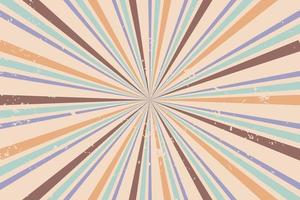 abstrakter Vintager Retro-Sunburst-Hintergrund vektor