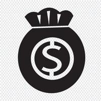 Geld Symbol Symbol Zeichen vektor