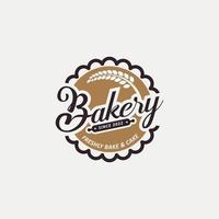 Bäckerei-Logo-Design vektor