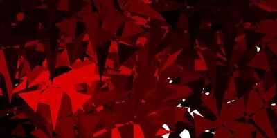 dunkelrosa, rote Vektorschablone mit abstrakten Formen. vektor