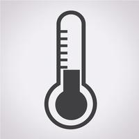 Thermometer Symbol Symbol Zeichen vektor