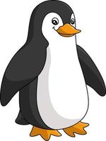 pinguin cartoon farbige clipart illustration vektor