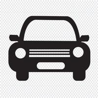 Car Icon Symbol Zeichen vektor