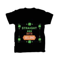 glücklich st. Patrick's Day T-Shirt-Design vektor