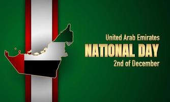 Förenade Arabemiratens nationaldag bakgrund. vektor