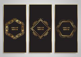 Elegante Bannerdesigns vektor