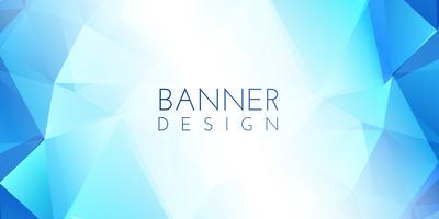 Låg poly banner design vektor