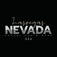 Nevada-Illustrationstypografie. perfekt für T-Shirt-Design vektor
