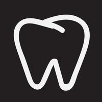 Tooth Icon Symbol Zeichen vektor