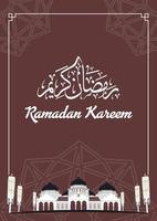 Ramadan Grußkarte vektor