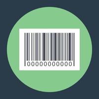 trendige Barcode-Konzepte vektor