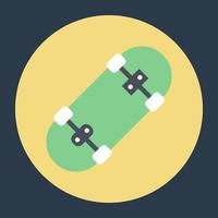 trendiga skateboardkoncept vektor