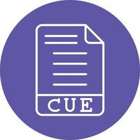 Cue-Icon-Stil vektor